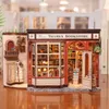 Stavebnice Cutebee Thames Bookstore CWGB405, dřevo, 22 x 14 Náhled obrázku produktu 4