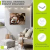 ARTland Wandbild Alu für Innen & Outdoor Kaffeetasse Produktbild-Vorschau 2