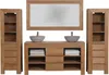 Teako Design Badmöbel Set Pajala Teakholz mit 3 Produktbild-Vorschau 1