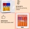 Klarstein Chladnička, mini chladnička so sklenenými Náhľad obrázku produktu 4