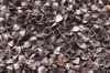 A close-up, overhead view of a pile of buckwheat hulls. Anteprima dell’immagine prodotto