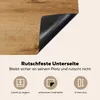 KitchenYeah® Kryt na sporák vzhled dřeva - hnědý - dřevo, Náhled obrázku produktu 3
