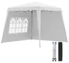 Outsunny Faltpavillon 2,4x2,4m Pavillon höhenverstellbar Produktbild-Vorschau 1
