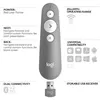 Logitech Wireless Presenter R500s mid gray Voir les images du produit 2