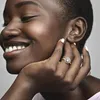 PANDORA Strahlenkranz Ring für Damen mit Zirkonia, IP Gold Produktbild-Vorschau 2