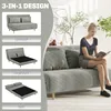 HOMCOM Schlafsofa, Klappbett mit Bettfunktion, Produktbild-Vorschau 5