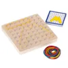 Geoboard geoplan drewniana uk³adanka tworzenie kszta³tów z Náhľad obrázku produktu 2