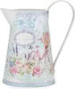 Déco Pot en métal Vase à fleurs en métal avec poignée et Voir les images du produit 1