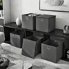 1 Stück Dunkelgrau Faltbox 28 x 28 x 28 cm Aufbewahrungsbox Produktbild-Vorschau 2