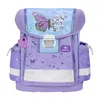 Belmil Classy ergonomisches Schulranzen-Set 4-teilig "Purple Blue Butterfly" mit Brustgurt Produktbild-Vorschau