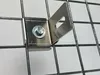 Klammer mit Zaunhalter Maschenweite 5 cm x 5 cm, Aluminium Produktbild-Vorschau 1