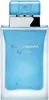A product shot of a Dolce & Gabbana Light Blue Eau Intense perfume bottle. Podgląd zdjęcia produktu