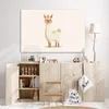 Leinwand Bilder 120x80 cm - Kinder Beige - Llama - Produktbild-Vorschau 4