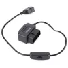 18,7-calowy kabel ładujący OBD2 USB z 16-stykowym złączem Podgląd zdjęcia produktu 2