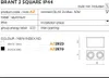 Oprawa hermetyczna natynkowa spot Brant 2 AZ2823 Azzardo Podgląd zdjęcia produktu 2