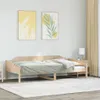 vidaXL Massivholzbett ohne Matratze 90x200 Kiefernholz Produktbild-Vorschau 2