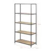 Selsey Bücherregal KRAPINA - Regal im Industrial-Style - 5 Produktbild-Vorschau 5