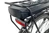 Close-up view of the rear rack and battery of an electric bicycle. Produktbild-Vorschau