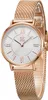 Alienwork Armbanduhr Damen Roségold Metall Mesh Armband Produktbild-Vorschau 3