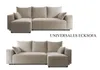 4ALLHOME Ecksofa mit Schlaffunktion TOBI, Couch, Sofa mit Produktbild-Vorschau 4