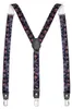 DonDon® Herren Hosenträger schmal 2,5 cm – 3 Clips in Produktbild-Vorschau 2