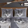 Duvet cover Good Morning 135x200 + 1* 80x80 cm - wolf Produktbild-Vorschau 6