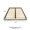 BETTRAHMEN SOMKIT mit Einlegerahmen/ 180x200, Eiche Produktbild-Vorschau 3
