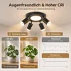 ZMH Led lampa sufitowa 4 płomienie spot sufitowy GU10 - Podgląd zdjęcia produktu 4