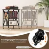 COSTWAY Plattenspielerständer, Rollständer mit integrierter Produktbild-Vorschau 3