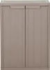 vidaXL Armadio da giardino marrone 65x45x88 cm PP effetto Anteprima dell’immagine prodotto 1