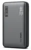 A dark gray power bank is shown against a white background. Produktbild-Vorschau
