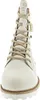 A close-up, front-facing view of a white boot. Produktbild-Vorschau