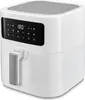 A white MEDION E40 XL air fryer is shown against a white background. The air fryer has a digital display panel showing '180' degrees and various icons. The handle is gray. Produktbild-Vorschau