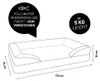 Lettino per cani Lumaland In-& Outdoor L 110x75x9cm Anteprima dell’immagine prodotto 8