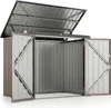 COSTWAY Pojemnik na 2 kosze na śmieci, 172x95.5x130cm Podgląd zdjęcia produktu 1