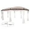 Ersatzdach für LEX Pavillon oval Polyester 5,3 x 3,5 m Produktbild-Vorschau 2