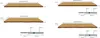 1x Schweberegal EICHE - Regal Wand - Wandregal Holz mit Produktbild-Vorschau 3