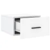 vidaXL Tables de chevet murales 2 pcs. Blanc 35x35x20 cm Voir les images du produit 7
