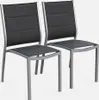 Set tavolo da giardino allungabile in alluminio con 6 Anteprima dell’immagine prodotto 6