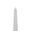 A single white taper candle shown from the top, against a white background. Podgląd zdjęcia produktu