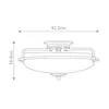 Lampa wisząca Griffin brązowa 3xE27x60W metal Podgląd zdjęcia produktu 7