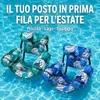Set di due sdraio per piscina – POOLYRA, verde e blu Anteprima dell’immagine prodotto 4