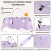 Reisetasche für Damen und Herren, 44.5x20x28 cm Handgepäck Produktbild-Vorschau 4