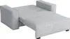 A light gray sofa bed is shown in its extended state, appearing to be a bed. Náhled obrázku produktu