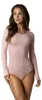 Alkato Damen Langarm Body Baumwolle Bodysuit mit Produktbild-Vorschau 1