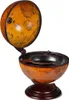 vidaXL Minibar Globe Rack à bouteilles en bois d'eucalyptus Voir les images du produit 5