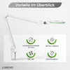 Lumeno Lambda M Lupenleuchte dimmbar mit 127 mm Glaslinse, Produktbild-Vorschau 2