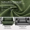 Gaming-Stuhl grün Samt ergonomisch, Massage-Lendenstütze, Produktbild-Vorschau 5