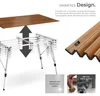 Skládací hliníkový kempingový stůl tectake® Bastian, Náhled obrázku produktu 3