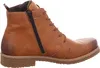 Side view of a brown leather boot. Produktbild-Vorschau